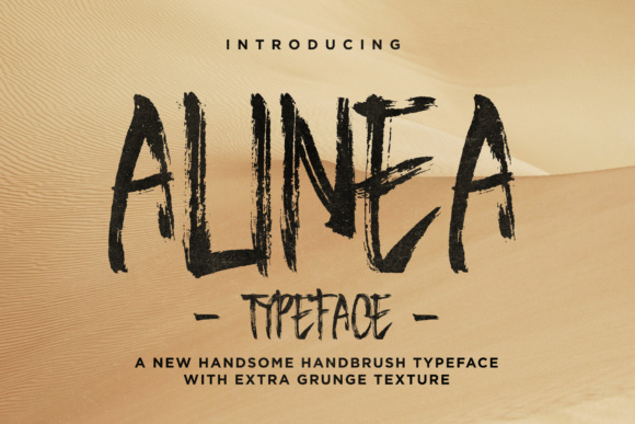 Alinea Hand Brush and Typeface for Designers