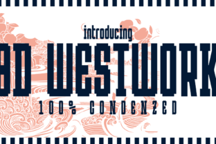 BD Westwork: A Bold, Condensed Display Typeface