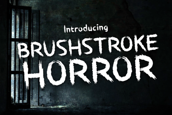 Brushstroke Horror: A Typeface That Brings Unease to Design