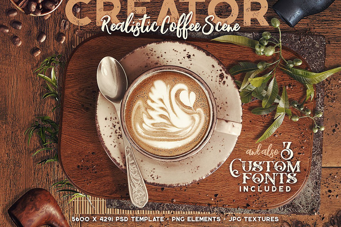 Coffee Scene Creator – Build Professional Coffee-Themed Designs with Ease