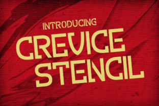 Crevice Stencil: A Distinctive Typeface for Bold Design Work