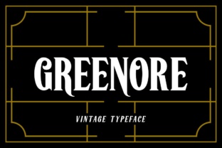 Greenore: A Typeface That Channels Classic Brewery and Liquor Aesthetics