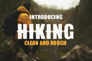 Introducing Hiking: A Vintage Typeface with Minimalist and Original Nuances