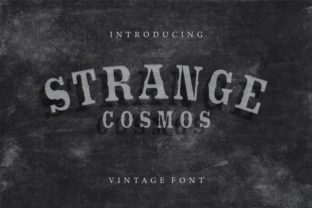 Strange Cosmos – A Futuristic Typeface Built for Bold Expression